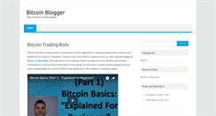 Desktop Screenshot of bitcoinblogger.com